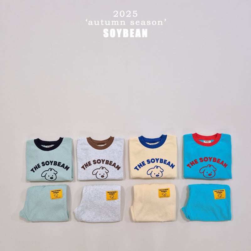 Soybean - Korean Children Fashion - #kidzfashiontrend - Friends Terry Top Bottom Set Set - 11