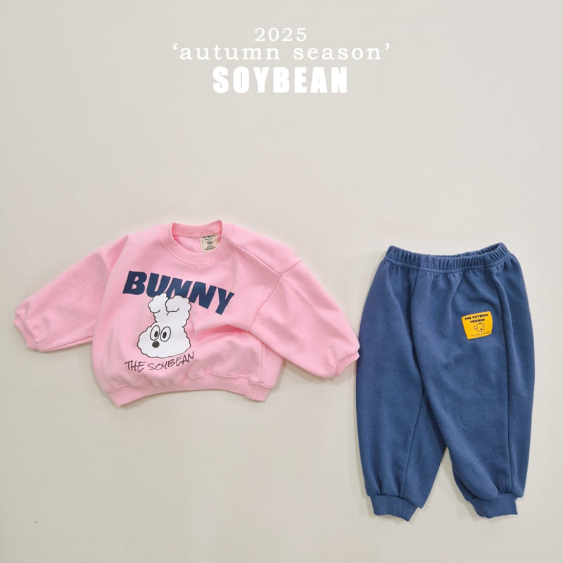 Soybean - Korean Children Fashion - #kidzfashiontrend - Cloud Rabbit Top Bottom Set - 5