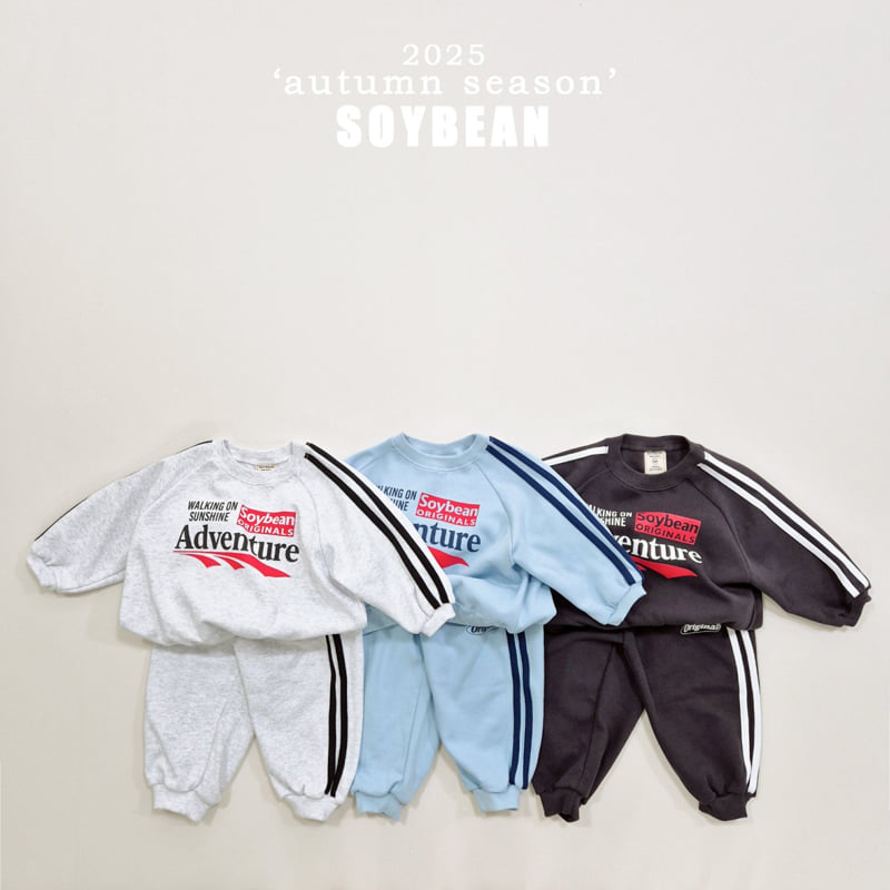 Soybean - Korean Children Fashion - #kidzfashiontrend - Sideline Top Bottom Set