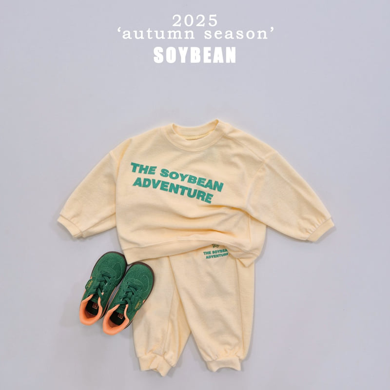 Soybean - Korean Children Fashion - #littlefashionista - Terry Adventure Top Bottom Set - 6