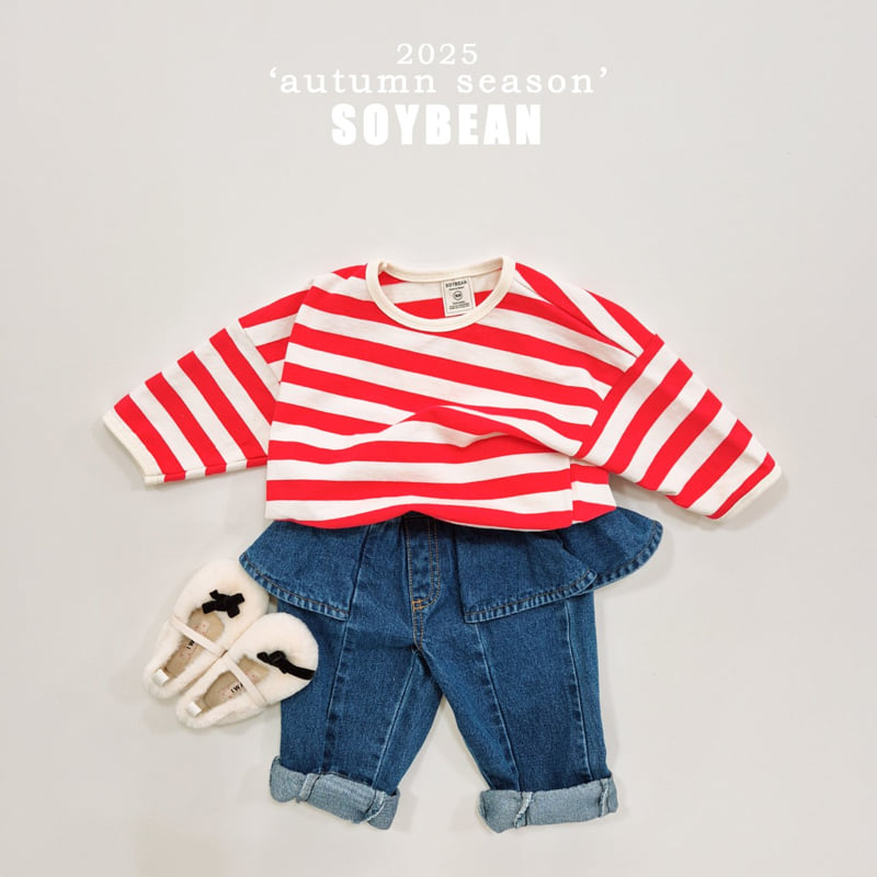 Soybean - Korean Children Fashion - #littlefashionista - Stripe Sweatshirt - 8