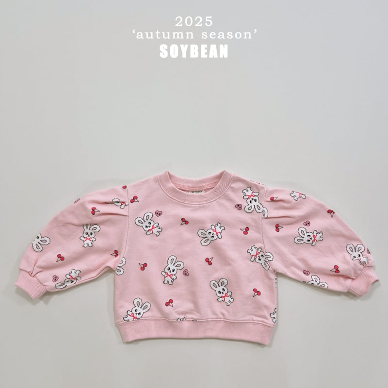 Soybean - Korean Children Fashion - #magicofchildhood - Bunny Bootcut Top Bottom Set - 8