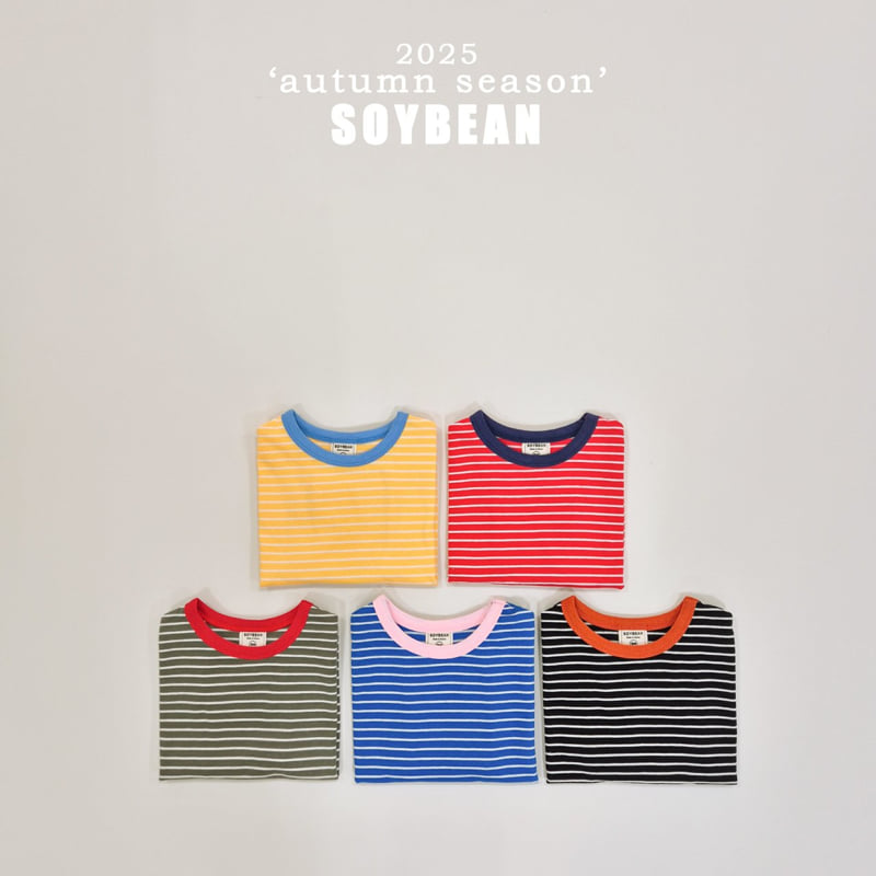 Soybean - Korean Children Fashion - #magicofchildhood - Autumn Captain Stripe Tee
