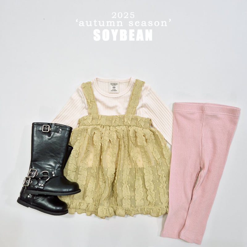Soybean - Korean Children Fashion - #magicofchildhood - Daily Ribbed Leggings - 3