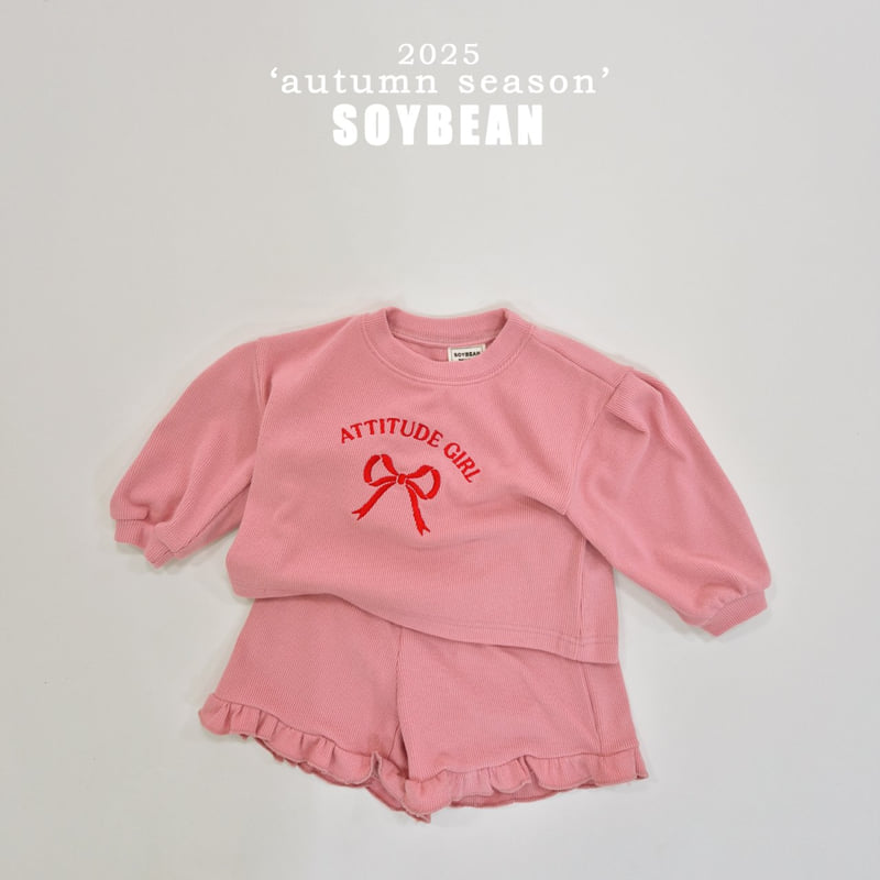 Soybean - Korean Children Fashion - #magicofchildhood - Attitude Top Bottom Set - 11