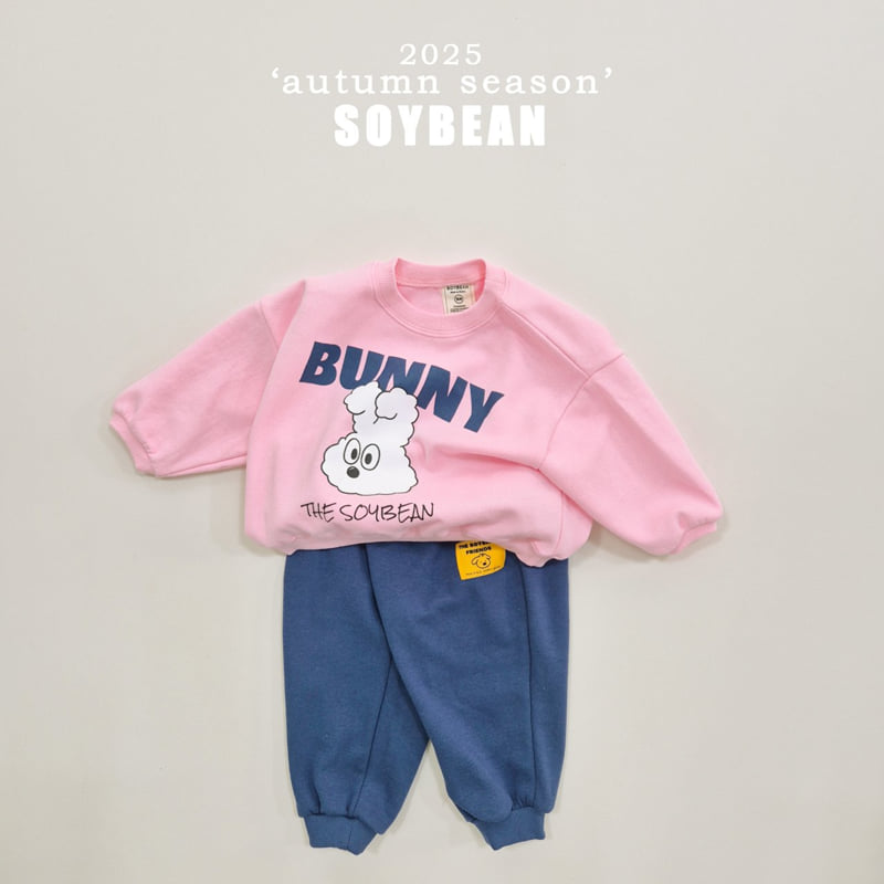 Soybean - Korean Children Fashion - #magicofchildhood - Cloud Rabbit Top Bottom Set - 8