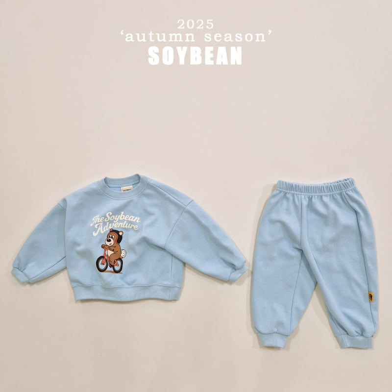 Soybean - Korean Children Fashion - #magicofchildhood - Bear Adventure Top Bottom Set - 7