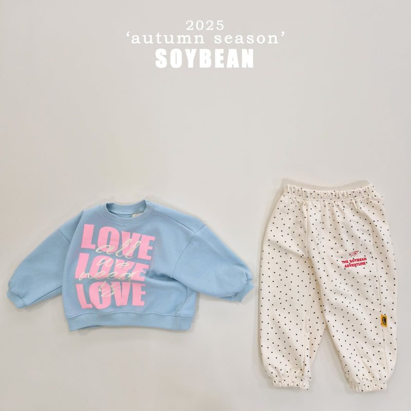 Soybean - Korean Children Fashion - #minifashionista - Love Sweatshirt - 7