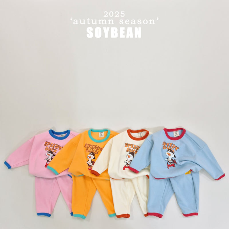 Soybean - Korean Children Fashion - #minifashionista - Speed Duck Top Bottom Set
