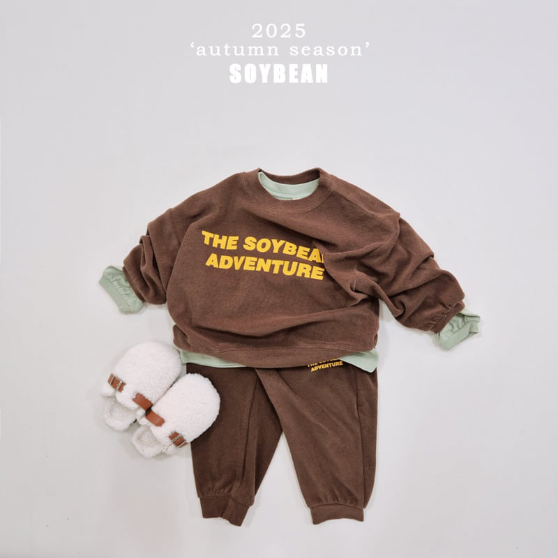 Soybean - Korean Children Fashion - #minifashionista - Terry Adventure Top Bottom Set - 8