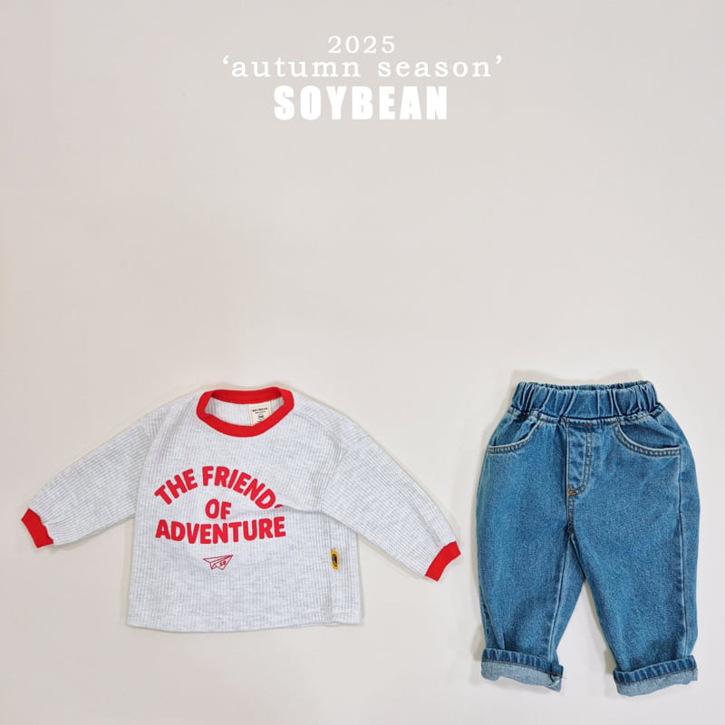 Soybean - Korean Children Fashion - #minifashionista - Waffle Tee - 6