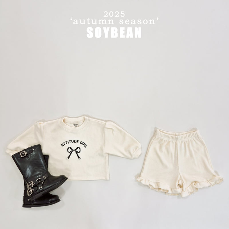 Soybean - Korean Children Fashion - #minifashionista - Attitude Top Bottom Set - 12