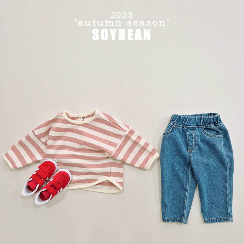 Soybean - Korean Children Fashion - #minifashionista - Stripe Sweatshirt - 10