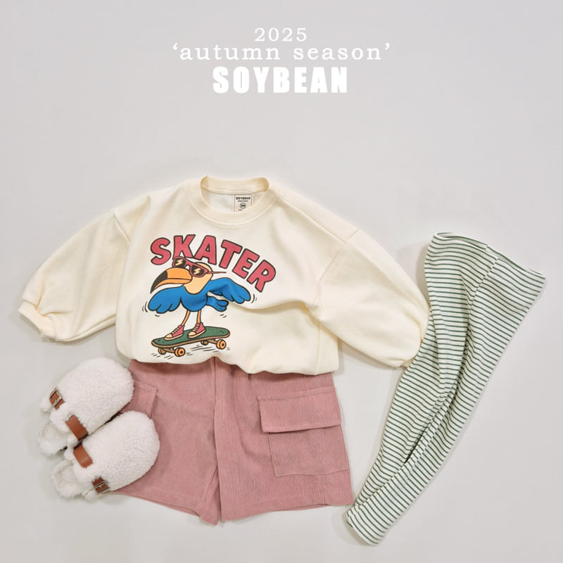 Soybean - Korean Children Fashion - #minifashionista - Stretchy Stripe Leggings - 3