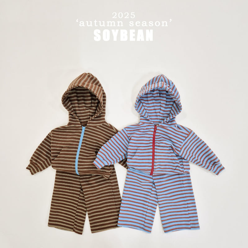 Soybean - Korean Children Fashion - #prettylittlegirls - Y2K Stripe Set