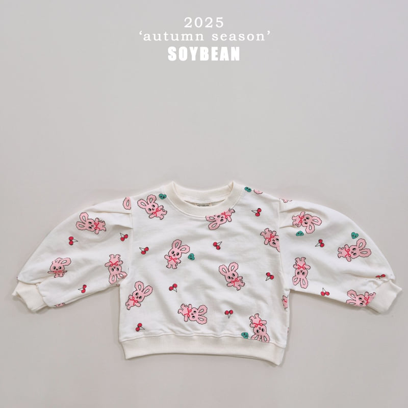 Soybean - Korean Children Fashion - #prettylittlegirls - Bunny Bootcut Top Bottom Set - 10