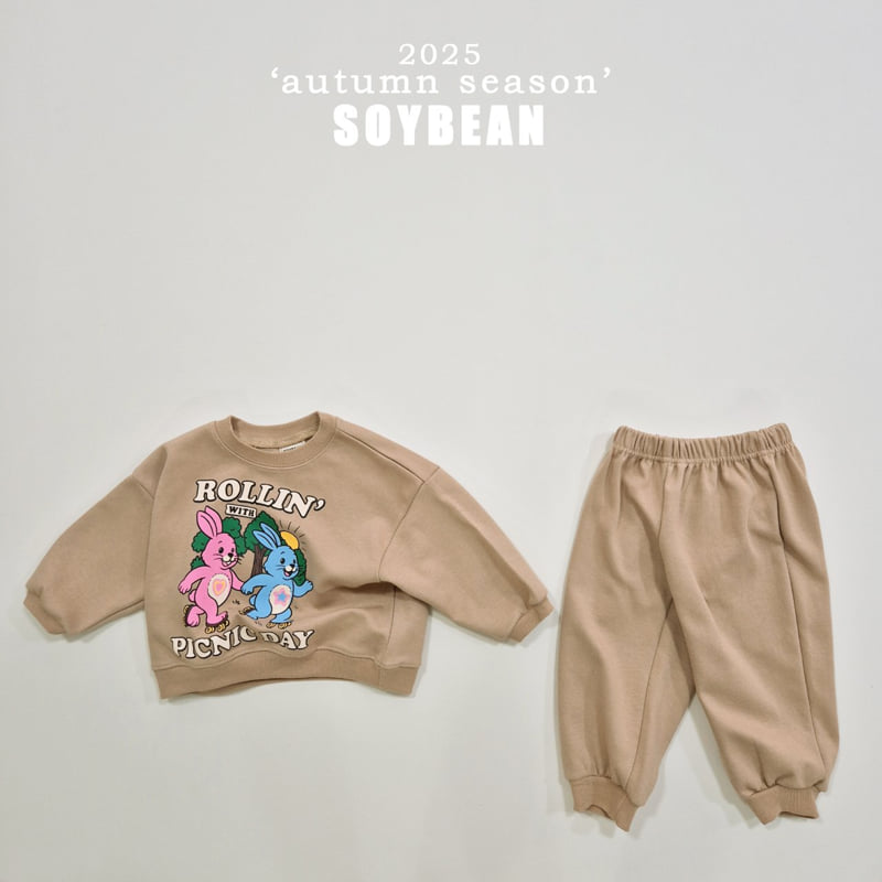 Soybean - Korean Children Fashion - #prettylittlegirls - Picnic Day Top Bottom Set - 5