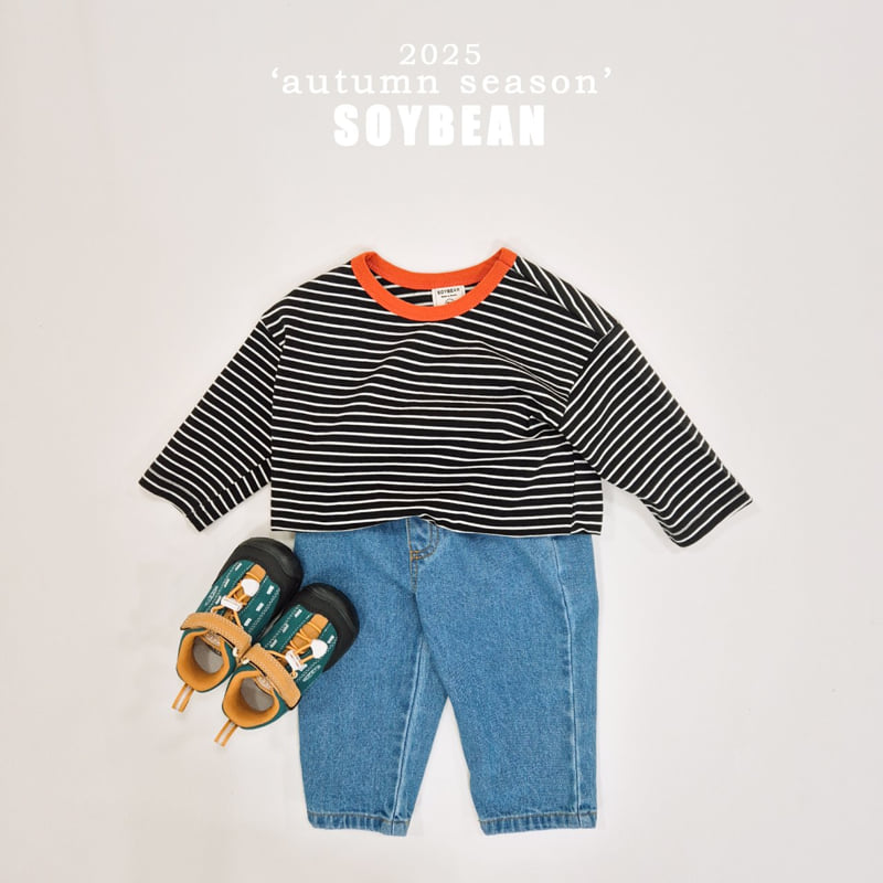 Soybean - Korean Children Fashion - #prettylittlegirls - Autumn Captain Stripe Tee - 3