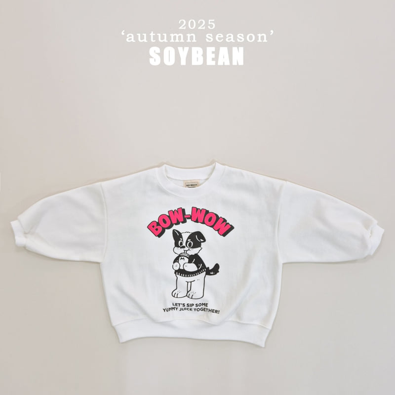 Soybean - Korean Children Fashion - #prettylittlegirls - Bow Wow Raglan Top Bottom Set - 8
