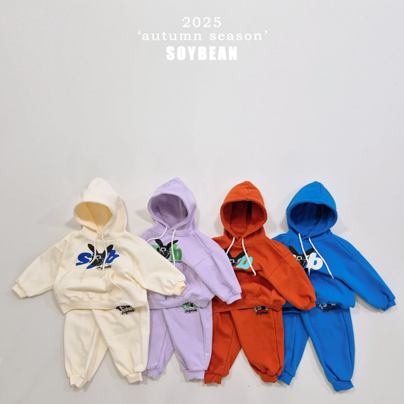 Soybean - Korean Children Fashion - #prettylittlegirls - SYB Hooded Top Bottom Set