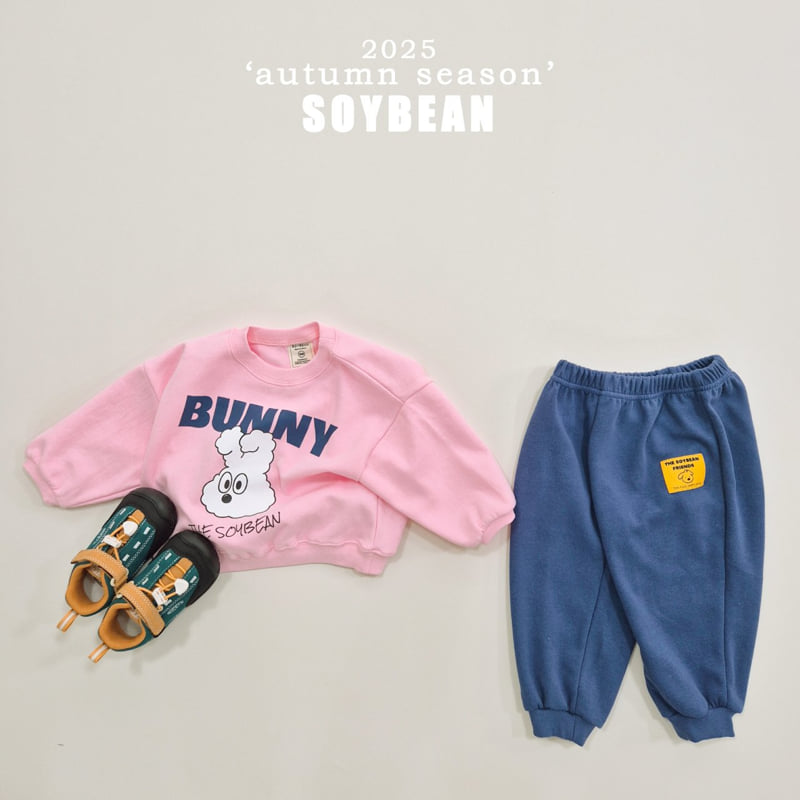 Soybean - Korean Children Fashion - #prettylittlegirls - Cloud Rabbit Top Bottom Set - 10