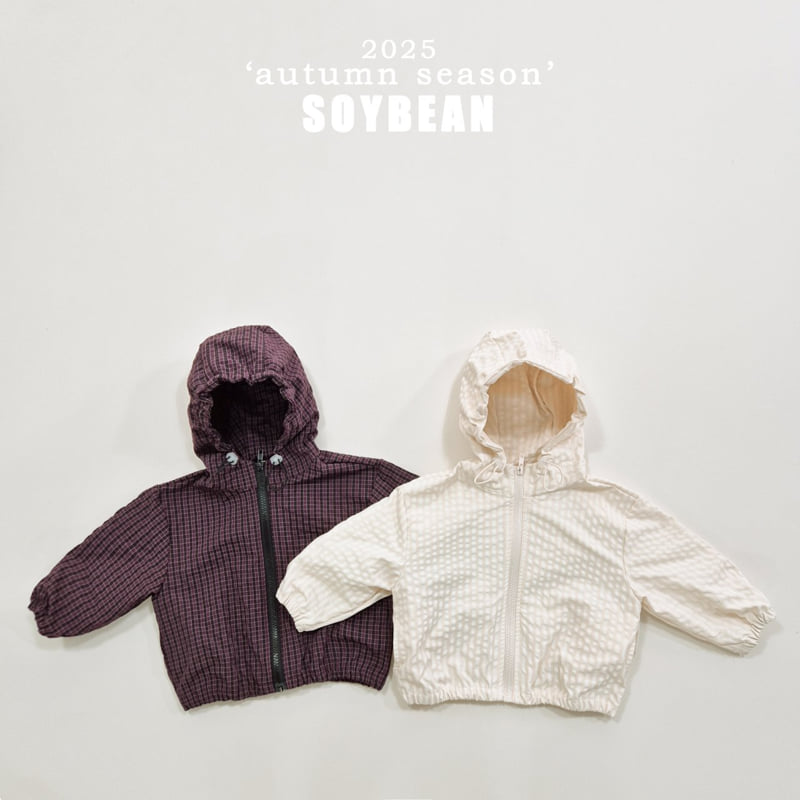 Soybean - Korean Children Fashion - #stylishchildhood - Wind Plaid Jacket