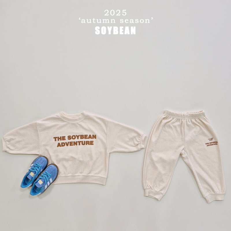Soybean - Korean Children Fashion - #stylishchildhood - Terry Adventure Top Bottom Set - 12