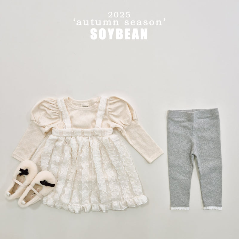 Soybean - Korean Children Fashion - #stylishchildhood - Chiffon Bustier One-Piece - 9