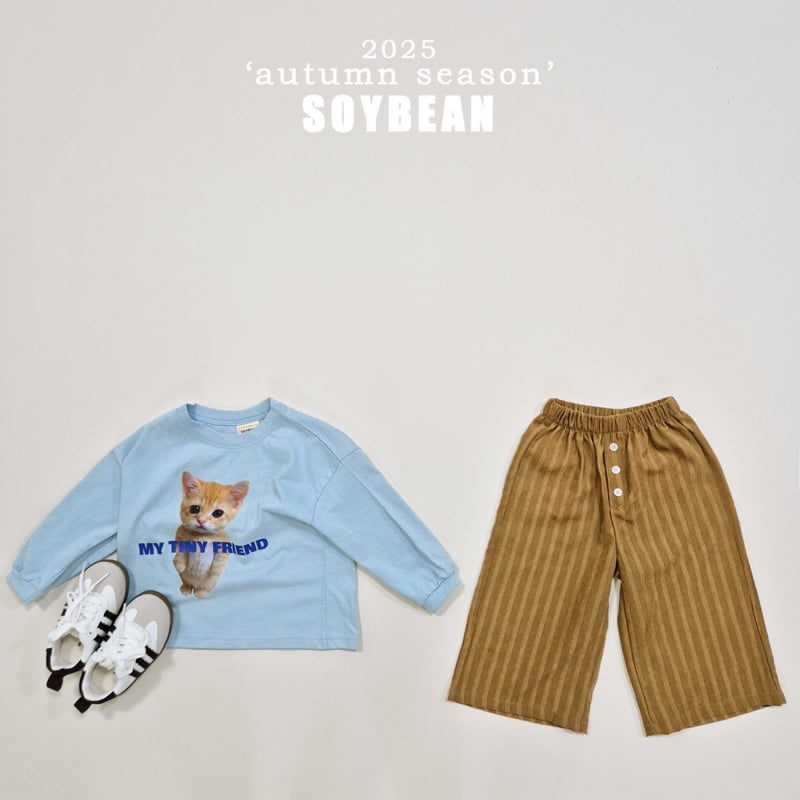 Soybean - Korean Children Fashion - #stylishchildhood - Cat Friend Tee - 8