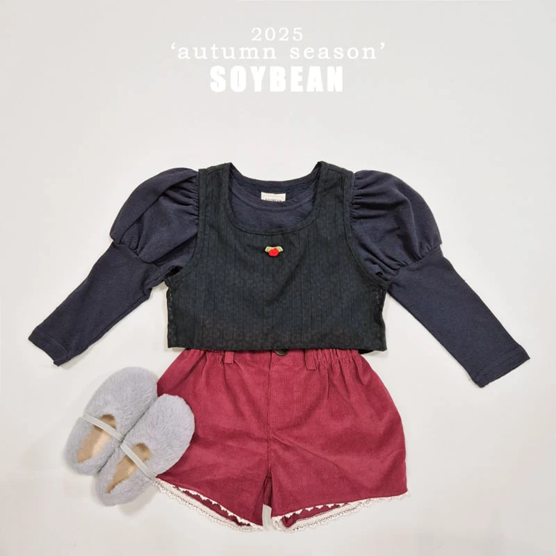 Soybean - Korean Children Fashion - #stylishchildhood - Flower Bustier - 6