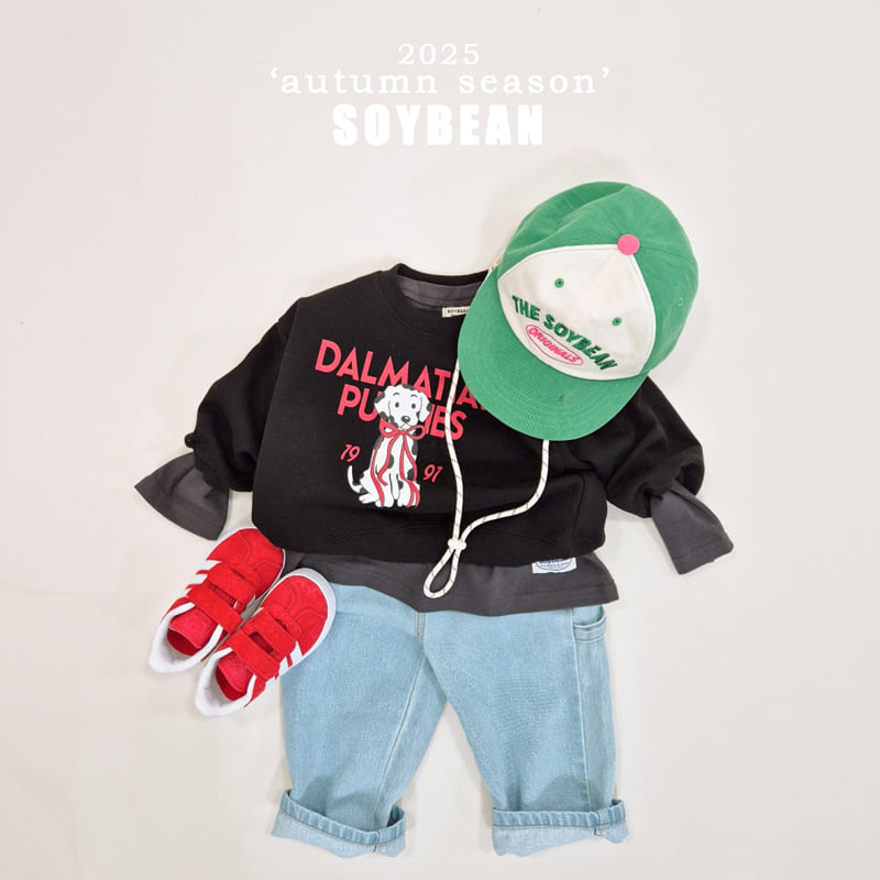 Soybean - Korean Children Fashion - #stylishchildhood - Vintage Work Denim Pants - 5