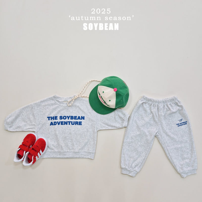 Soybean - Korean Children Fashion - #todddlerfashion - Terry Adventure Top Bottom Set - 10