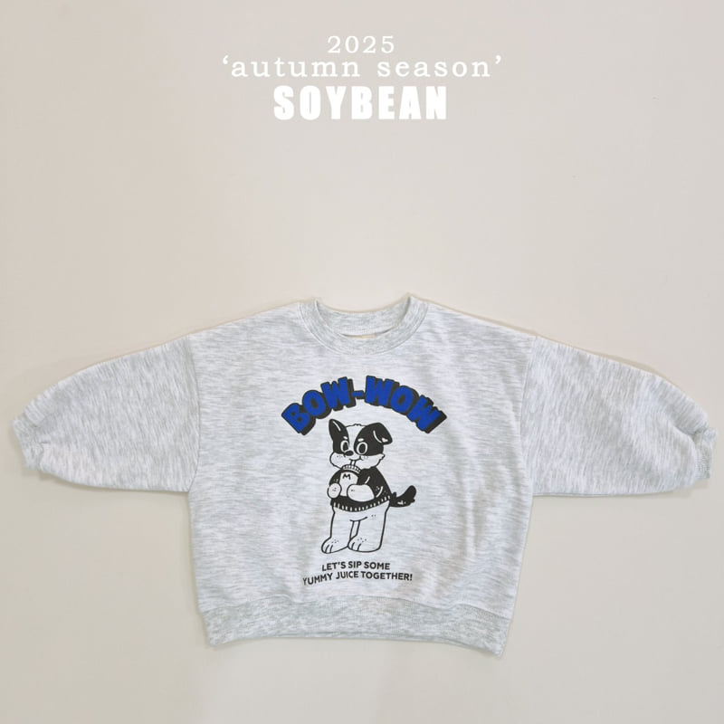 Soybean - Korean Children Fashion - #todddlerfashion - Bow Wow Raglan Top Bottom Set - 9