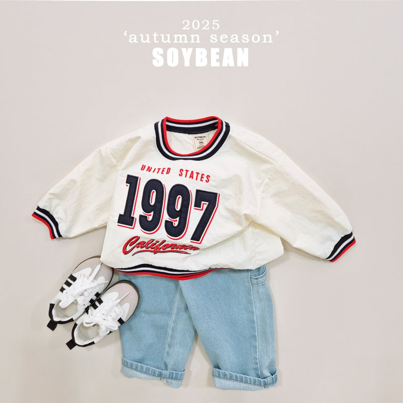 Soybean - Korean Children Fashion - #todddlerfashion - Vintage Work Denim Pants - 3