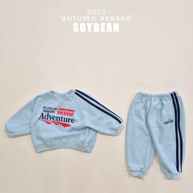 Soybean - Korean Children Fashion - #todddlerfashion - Sideline Top Bottom Set - 7