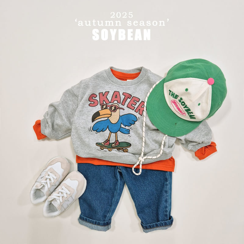 Soybean - Korean Children Fashion - #toddlerclothing - Tapered Denim Pants - 5
