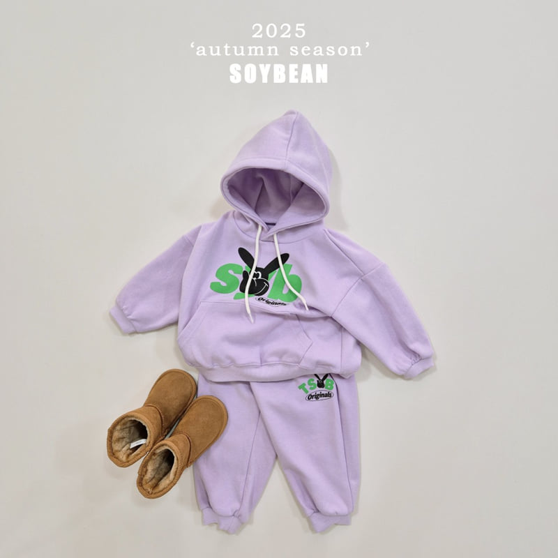 Soybean - Korean Children Fashion - #toddlerclothing - SYB Hooded Top Bottom Set - 3
