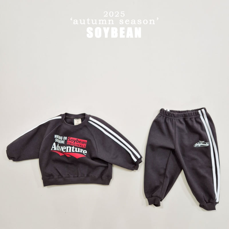 Soybean - Korean Children Fashion - #toddlerclothing - Sideline Top Bottom Set - 8