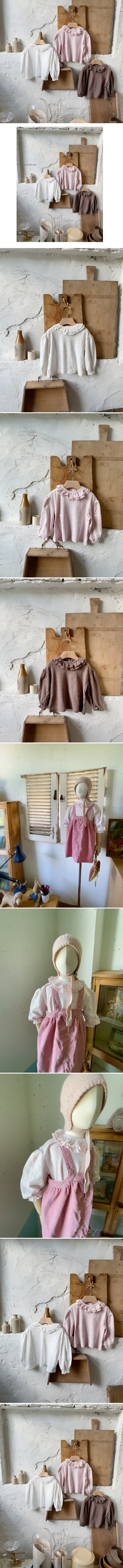 Studio M - Korean Children Fashion - #discoveringself - Mellow Double Frill Tee