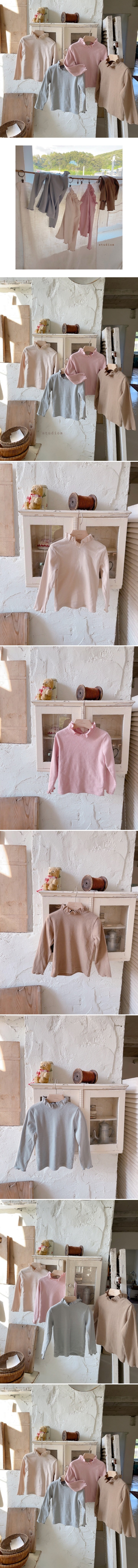 Studio M - Korean Children Fashion - #kidsstore - Anny Ribbed Tee