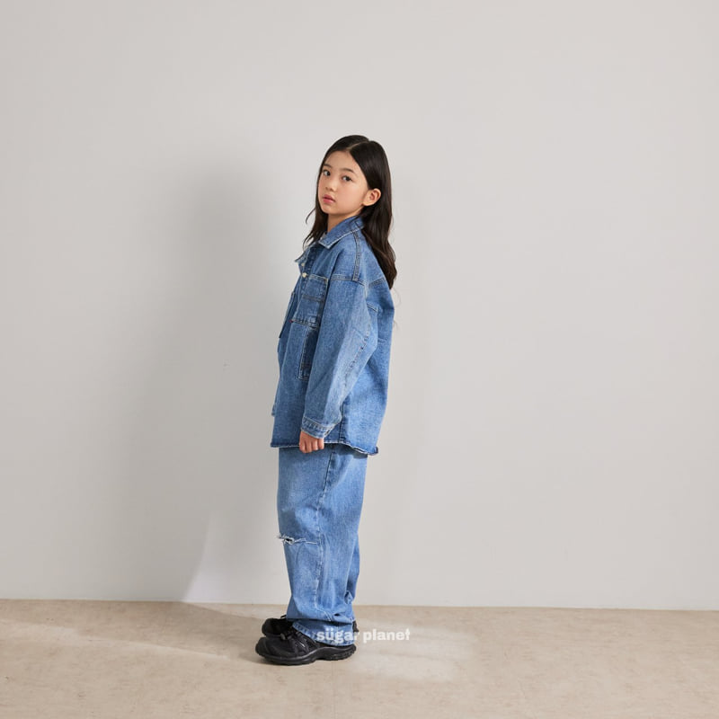 Sugar Planet - Korean Children Fashion - #Kfashion4kids - Work Carpenter Shacket - 8