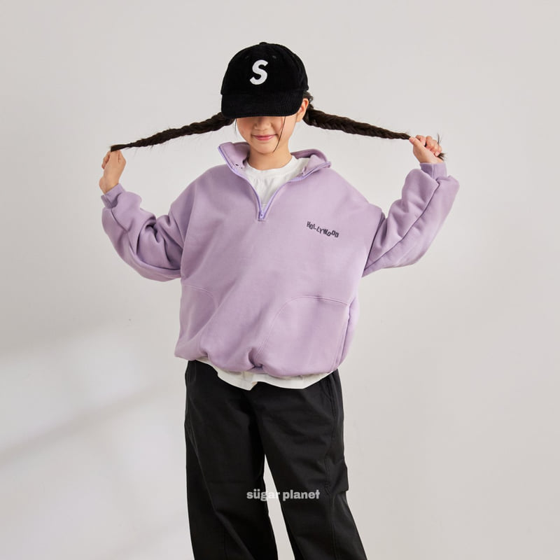Sugar Planet - Korean Children Fashion - #Kfashion4kids - Hollywood Half Zip-up - 3