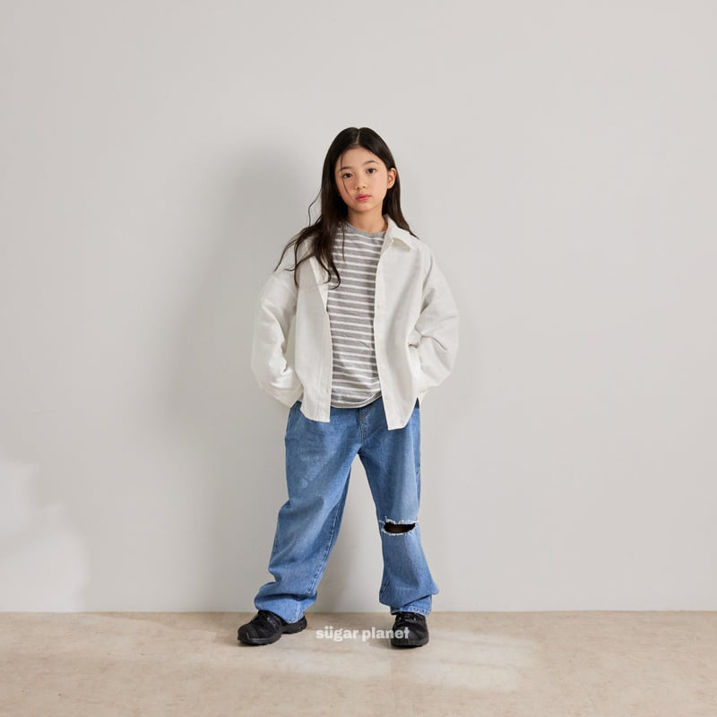 Sugar Planet - Korean Children Fashion - #childrensboutique - Play Oxford Shirt - 9