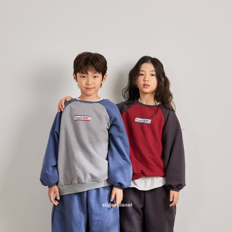 Sugar Planet - Korean Children Fashion - #childrensboutique - Fresh Raglan Sweatshirt - 7
