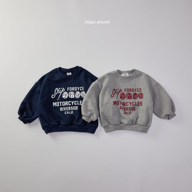 Sugar Planet - Korean Children Fashion - #childrensboutique - Dice Sweatshirt - 12