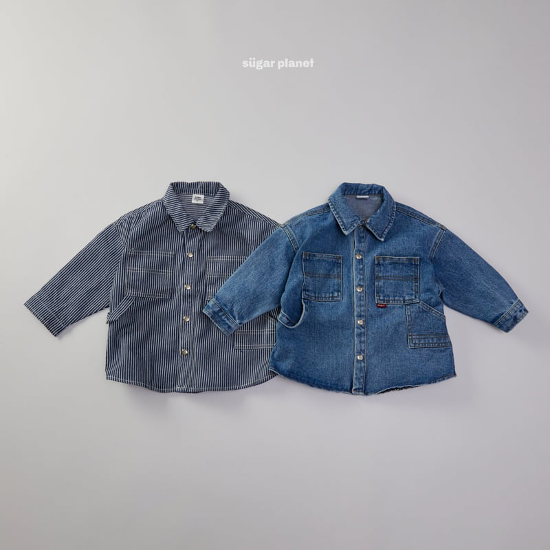 Sugar Planet - Korean Children Fashion - #childrensboutique - Work Carpenter Shacket