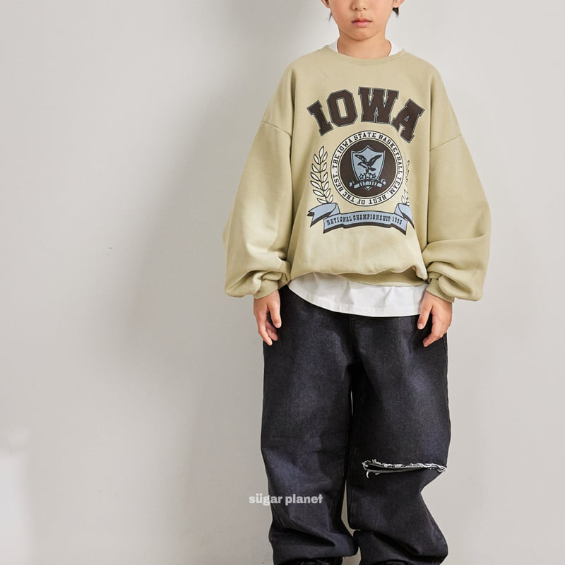 Sugar Planet - Korean Children Fashion - #childrensboutique - Iowa Sweatshirt - 11