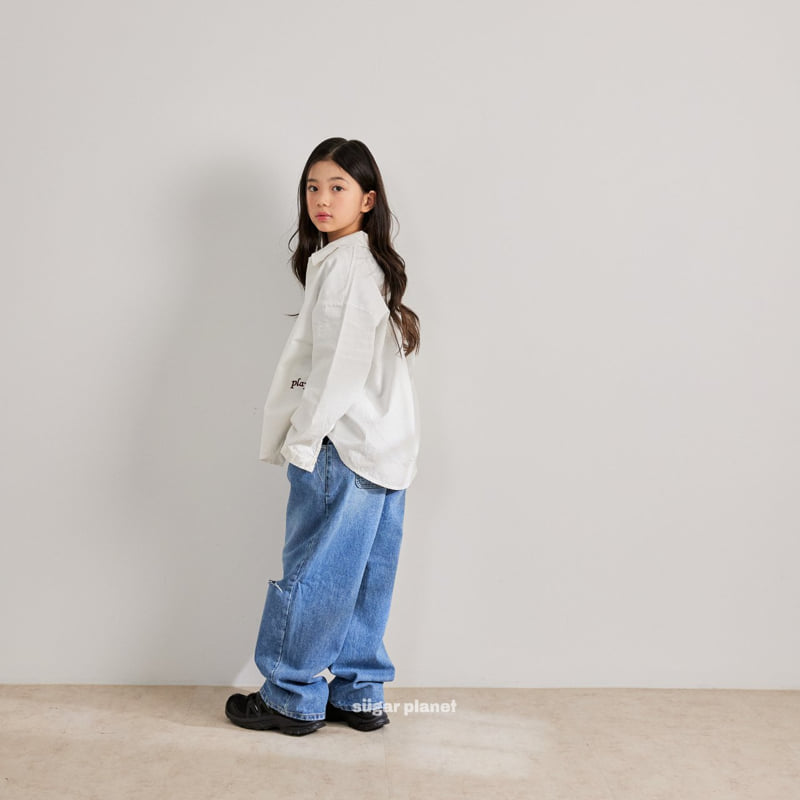 Sugar Planet - Korean Children Fashion - #designkidswear - Play Oxford Shirt - 10