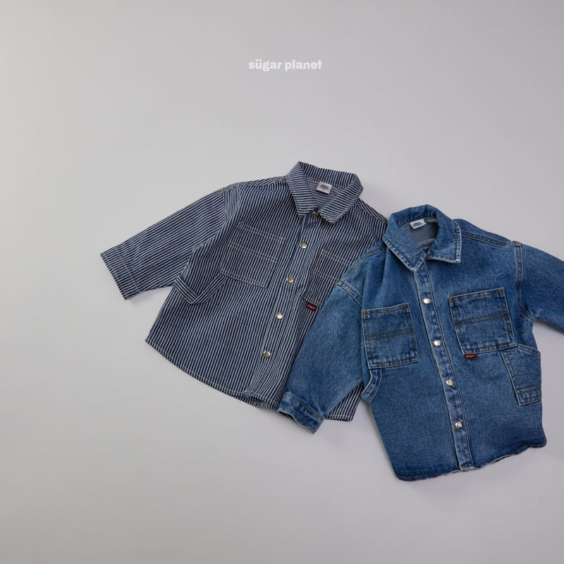 Sugar Planet - Korean Children Fashion - #designkidswear - Work Carpenter Shacket - 2