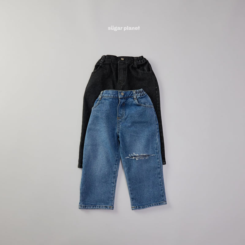 Sugar Planet - Korean Children Fashion - #designkidswear - This Is Wide Denim